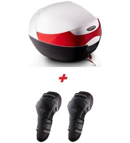 Resim Wogen Wg33 Basic Arka Çanta Beyaz + Karbon Dizlik Beyaz 