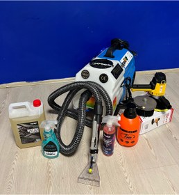 Resim DGS DOGUS Koltuk Yıkama Makinesi Profesyonel Set Halinde (TELLİ HORTUM) 7 Parça Ürün Ile 