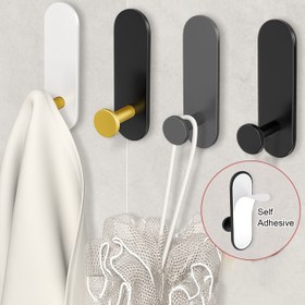 Resim 6 Adet Ağır Hizmet Tipi Kendinden Yapışkanlı Metal Duvar Askıları - Kolay Kurulum, Matkap Gerektirmez, Banyo & Mutfak için Havlu Tutucu - Giysiler, Şapkalar, Anahtarlar, Noel Dekoru için Su Geçirmez Depolama 