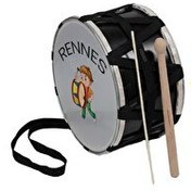 Resim Rennes DVL-30BRW Örf Aletleri Özel Tasarım Çocuk Davulu 30 CM 