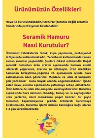 Resim 2 Kg Seramik Hamuru Seti, Kil Çamuru Ebeşuar, Oyun Hamuru Seti, Havayla Kuruyan Kil Çamur Seramik 
