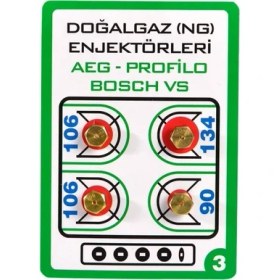 Resim 7 mm Doğalgaz Enjektör Ocak Memesi 