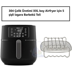 Resim Philips Uyumlu Hd9285/96 Airfryer 5000 Serisi Xxl Connected Fritöz Izgar 