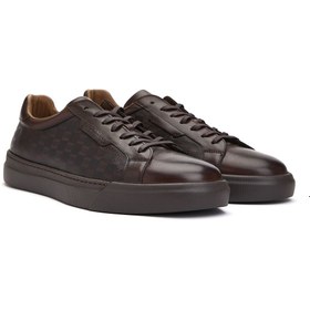 Resim George Hogg Kahverengi Erkek Deri Sneaker 