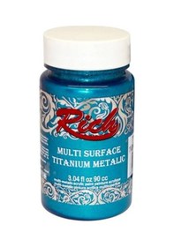 Resim Rich Multi Surface Titanium Metalik Boya 90 Cc Turkuaz 2572 
