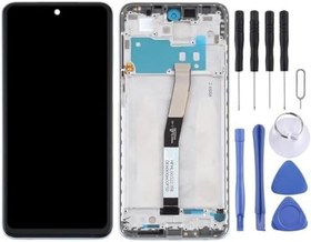 Resim Xiaomi Redmi ile Uyumlu Note 9 Pro Lcd Ekran Dokunmatik Full Çıtalı Beyaz 