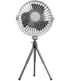 Resim Wondernest Taşınabilir Şarjlı Kamp Fanı - Hızlı Soğutma Ve Qr Özellikli Beyaz 