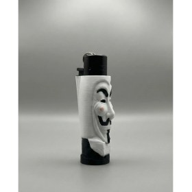 Resim Şık Temalı Clipper Çakmak Kılıfı ve Figür Seti, Hediye Için Ideal 