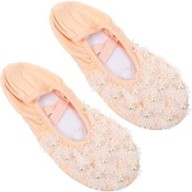 Resim Toddmomy 1çift Kız Çocukları Için Hafif Ballet Ayakkabıları Rahat Ayakkabıları Kaymaz Tabanlı Nefes Alabilir Yumuşak Ve Konforlu Bale Performansları 