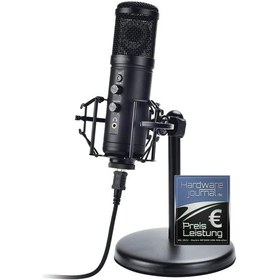 Resim Mp2000 Usb Mikrofon, Pc Ve Mac Için 16-bit 48khz, Gecikmeli Monitörlü, Ledli Tripodlu Mikrofon 