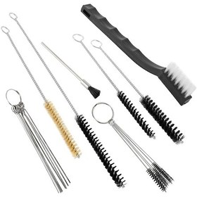 Resim Springsun 21 Adet Boya Tabancası Airbrush Temizleme Fırçası Seti Airbrush Boru Temizleme Fırçası Otomobil Parçaları Temizleme Seti 