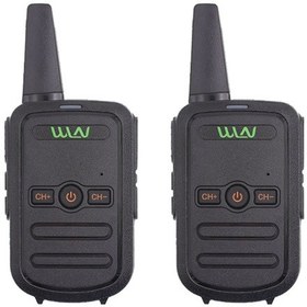 Resim Ayt Wln Kd-c51 16 Kanal Siyah İkili Telsiz El Telsizi Seti 3-5 Km Açık Alan Menzili Şarjlı 136x59x21mm 