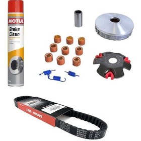 Resim Scooter 50 Cc Performans Ön Debriyaj + Bando Kayış + Motul Debriyaj Temizleme Spreyi Seti Msr 