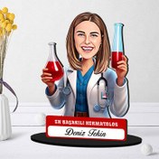 Resim En Başarılı Kadın Hermatolog Karikatürlü Biblo 