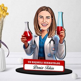 Resim En Başarılı Kadın Hermatolog Karikatürlü Biblo 