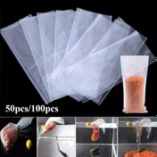 Resim 50 Adet/100 Adet Premium PVA Çantaları, Süper Hızlı Çözünme, Yüksek Kaliteli Takım ve Yem Muhafazası, Beyaz, Balıkçılık Malzemeleri, Mükemmel Balıkçılık Deneyimi için 