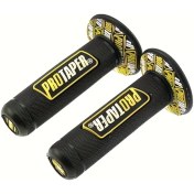 Resim Hightower Sarı Motor Tutacak Kolu, Motor Tutamaç Aksesuarları, Çift Tutamak Modifiye 