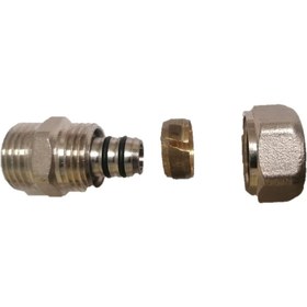Resim KALDE Yerden Isıstma Dış Dişli Rekor 16x2 (HORTUM-NİPEL) 1 Adet 