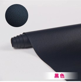 Resim 200x140cm Su Geçirmez Dıy Kendinden Yapışkanlı Deri Kendinden Yapışkanlı Onarım 200x140 Black 