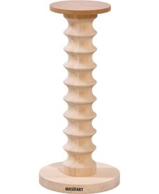 Resim Masifart Quis Oslo Bistro Ayak Cilasız Ham Ahşap 