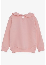 Resim Breeze Kız Çocuk Sweatshirt Bebe Yaka 1.5-5 Yaş, Pembe 
