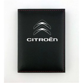 Resim HEDİYEDİYE Citroen Siyah Ruhsat Kabı 