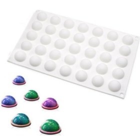 Resim Pastry Planet Micro Dome Silikon Kalıbı 