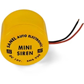 Resim Sanel SMS939 12V Mini Siren Geri Vites Kornası – Su Geçirmez IP67 