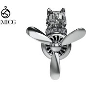 Resim Çizgi Film Araba Havalandırma Deliği Havalandırma Deliği Aromaterapi Süsü Gümüş Kabartmalı Köpek 