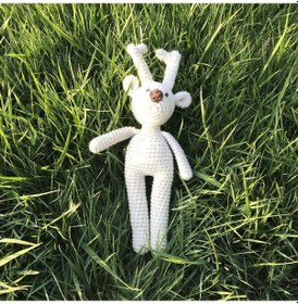 Resim Naturaborn Natural Amigurumi El Örgüsü Oyuncak Geyik 
