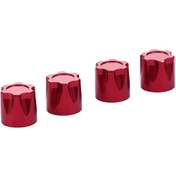 Resim Kosona Rc 1/10 Kırmızı Metal Kendinden Kilitlenen M4 Lastik Somunları - 4 Adet 