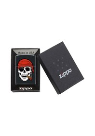 Resim Zippo Skull With Cigar Çakmak - 218-102064 