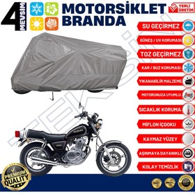 Resim Suzuki Gn 250 Motosiklet Brandası Motor Branda (A+ Kalite) 