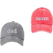 Resim Genel Markalar Dad & Mom 2'li Yıkamalı Beyzbol Kep Set 