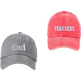 Resim Genel Markalar Dad & Mom 2'li Yıkamalı Beyzbol Kep Set 