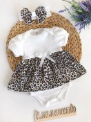 Resim Ee Malysestvo Yenidoğanlar İçin Body Elbise 314288875 Leopar 
