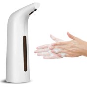 Resim 400 ml Otomatik Kızılötesi Indüksiyon Sabun Dağıtıcı Akıllı Sensör Dokunmatik Oto El Yıkama Ev Ofis Banyo Yıkama | Sıvı Sabunluk 