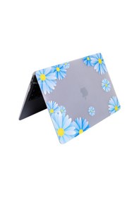 Resim Apple Uyumlu MacBook Pro Kılıf 13 İnç M1-m2, Flower07nl Type-c'li Model A2338 A2289 A2251 A1706-08 A1989 A2159 İle Açık Mavi 