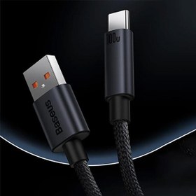Resim Baseus Minimalist Series 100W USB to Type-C Hızlı Data Şarj Kablosu 1 M Siyah 