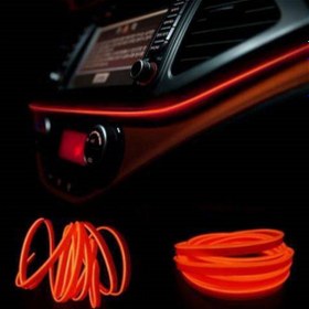 Resim Chevrolet Hhr Turuncu 2 Metre Neon İp Torpido Fitili Oto Şerit Led 