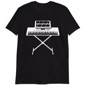 Resim Herşey Nota Klavye Org Unisex Tshirt 001 