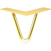 Resim Suntek Mobilya Bacak Dayanıklı Elektrolizle Kanepe 12cm-altın 12cm Altın 