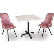 Resim Beymobilya Indigo Werzalit Kare - Çırağan Fiskos Seti (70X70) (523081368) 