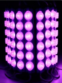Resim 12 Volt 6 Watt 6 Lensli Mor 3030 Smd Led Modül Ip65 10 Adet Modül 
