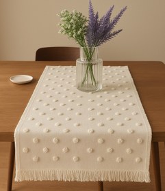 Resim NURGİTA HOME Ponpon Dokulu Saçaklı Bohem Runner 