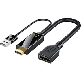 Resim Hdmi Display Dönüştürücü 4K HDMI to Displayport Kablo 