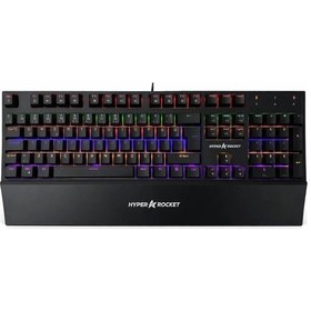 Resim Hyper Rocket Rgb Mekanik Oyuncu Klavye 