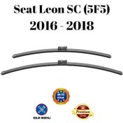 Resim Seat Leon Sc 5f5 2016 2017 2018 Uyumlu Araca Özel Ön Cam Muz Tipi Silecek Süpürgesi Takımı 65/40cm 2li Set Silbak 