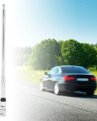 Resim Vkemall Bnc Arayüzlü 118-136 Mhz Uçak Frekanslı Vhf/uhf Anten, 90 Eğilebilir Çelik Çubuk, Alıcı Hassasiyeti Ve Konuşma Mesafesi Artırıcı 