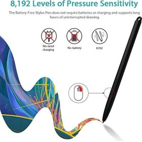 Resim Assess Store Xp-Pen G960S Grafik Tablet 9x6 Inç Kalem Tablet Çizim Tableti, Windows 10/8/7 ve Mac Os ve Için Pilsiz Stylus ile 